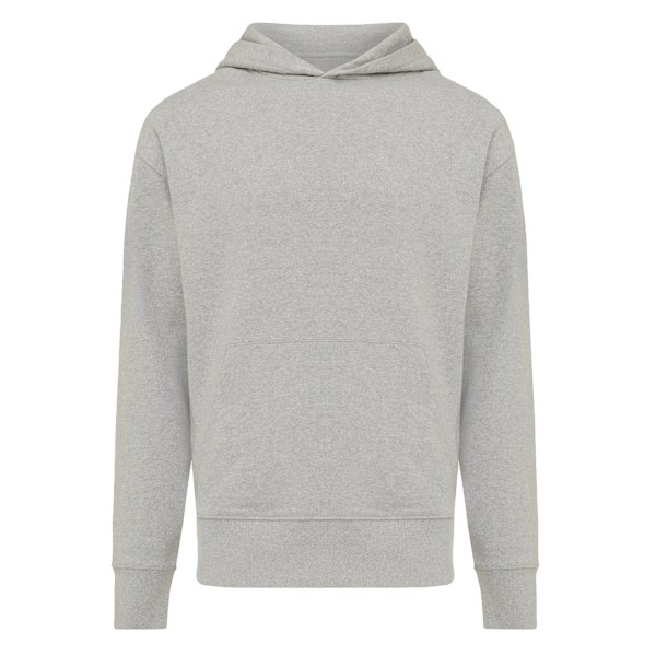 Iqoniq Unisex Vuxen Yoho Återvunnen Bomull Relaxed Fit Hoodie XS Heather Grey XS