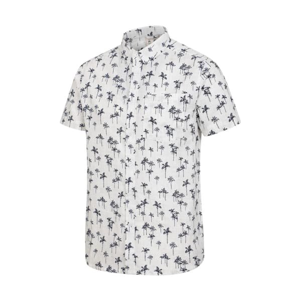 Mountain Warehouse Preston Illustration Palm Tree Shirt S Off White S