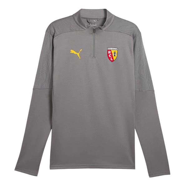Puma Herr RC Lens Träningströja med Kort Dragkedja M Grå Grey M