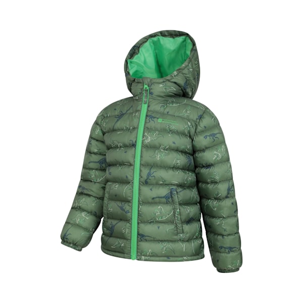 Mountain Warehouse Barn/Barnkläder Säsonger Dinosaurie Vadderad Jacka Khaki Green 3-4 Years