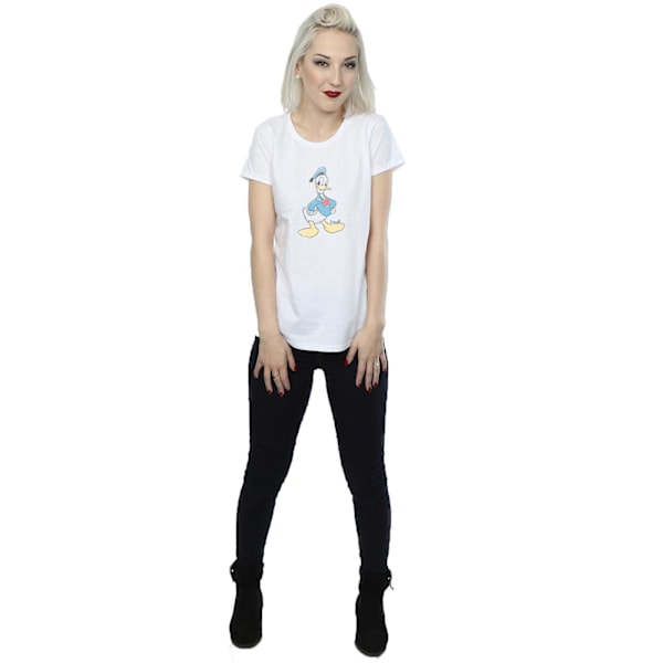 Disney Womens/Ladies Donald Duck Classic Cotton T-Shirt XS Vit White XS