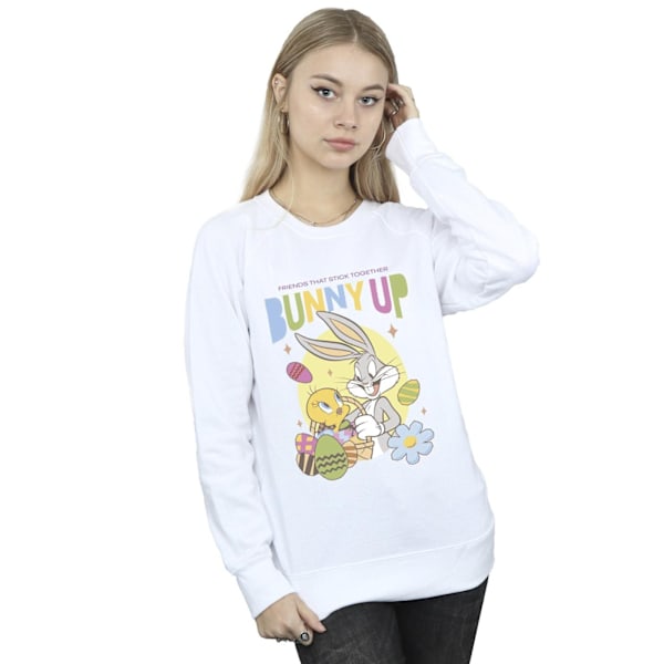 Looney Tunes Dam/Damer Bunny Up Sweatshirt XL Vit White XL