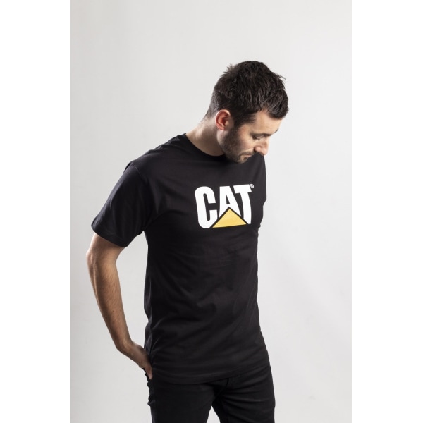 Caterpillar Mens TM Logo Kortärmad T-shirt XXL Svart Black XXL