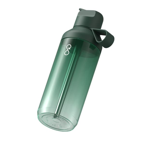 Ocean Bottle Go Clear 710ml Sugrörsflaska One Size Skogsgrön Forest Green One Size