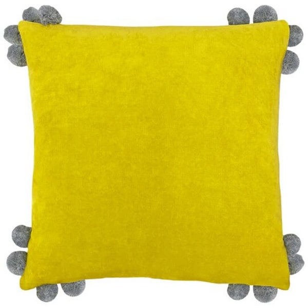 Furn Hoola Pom Pom Kuddfodral One Size Gul/Grå Yellow/Grey One Size