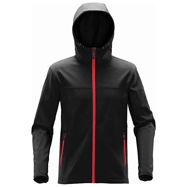 Stormtech Orbiter Hooded Soft Shell Jacka M Svart/Ljusröd Black/Bright Red M