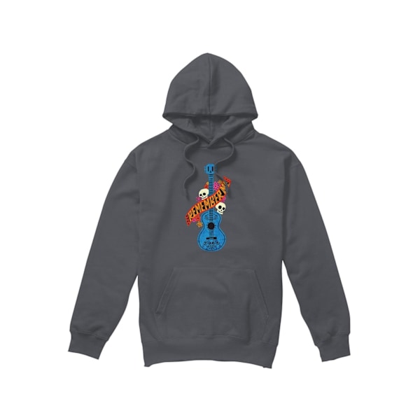 Coco Herr Remember Me Gitarr Med Döskallar Hoodie M Kolgrå Charcoal M