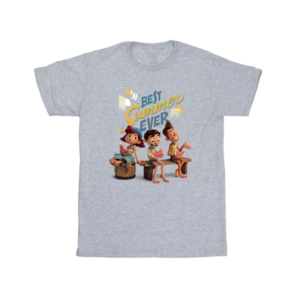 Disney Boys Luca Bästa Sommaren Någonsin T-shirt 5-6 år Sports Grey Sports Grey 5-6 Years