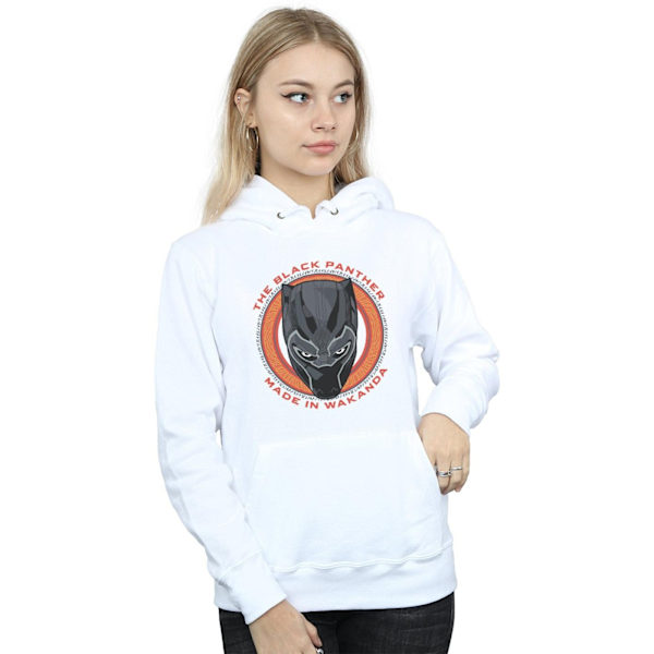 Marvel Dam/Kvinnor Black Panther Made in Wakanda Röd Hoodie S White S