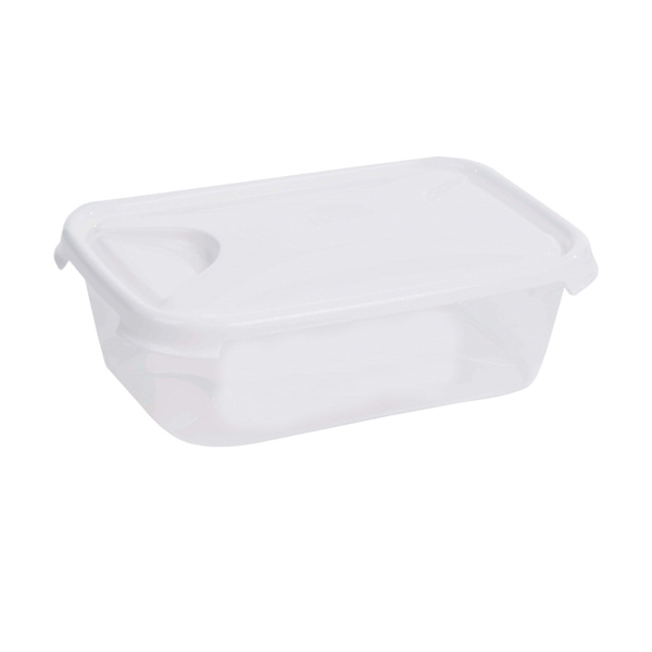 Wham Rektangulär Matbehållare 0,8L Vit White 0.8L