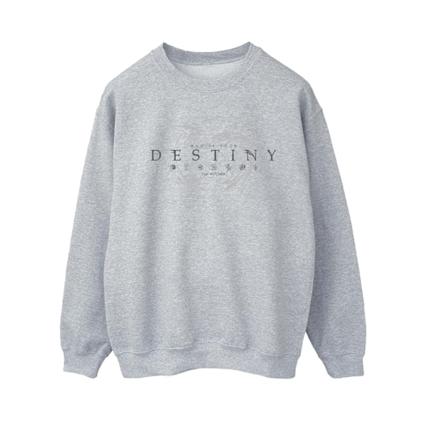 Netflix Dam/Kvinnor The Witcher Wolf´s Destiny Sweatshirt M S Sports Grey M