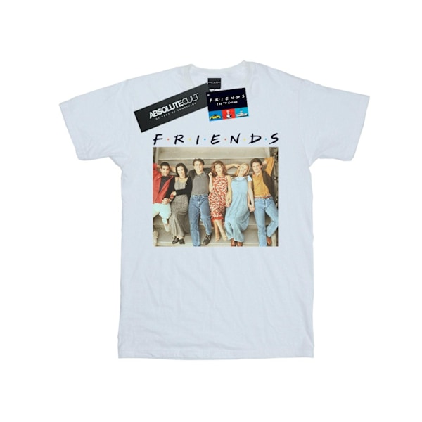 Friends Boys Group Photo Stairs T-shirt 12-13 år Vit White 12-13 Years