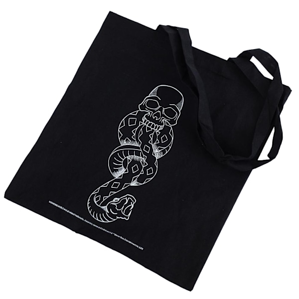 Harry Potter Dark Mark Canvas Tote Bag One Size Svart/Vit Black/White One Size
