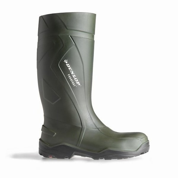 Dunlop C762933 Purofort+ Full Safety Standard Wellington Boxed Green 37 EUR