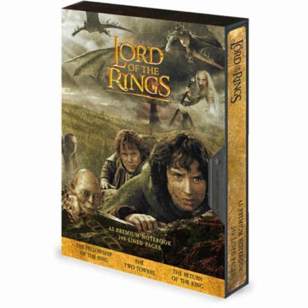 Lord Of The Rings VHS Anteckningsbok En Storlek Gul/Grå Yellow/Grey One Size