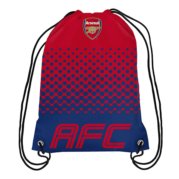 Arsenal FC Fade Dragkedjesväska En Storlek Röd/Blå Red/Blue One Size