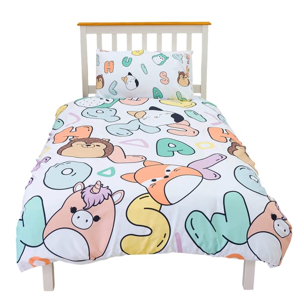 Squishmallows Figurer Vändbart Påslakanset Dubbel Vit/Multi White/Multicoloured Double