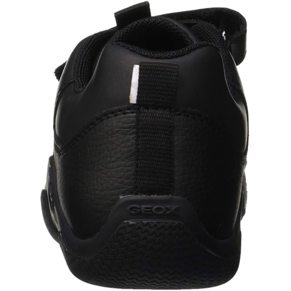 Geox Pojkar J Wader A Kardborre Lädersko 5 UK Svart Black 5 UK