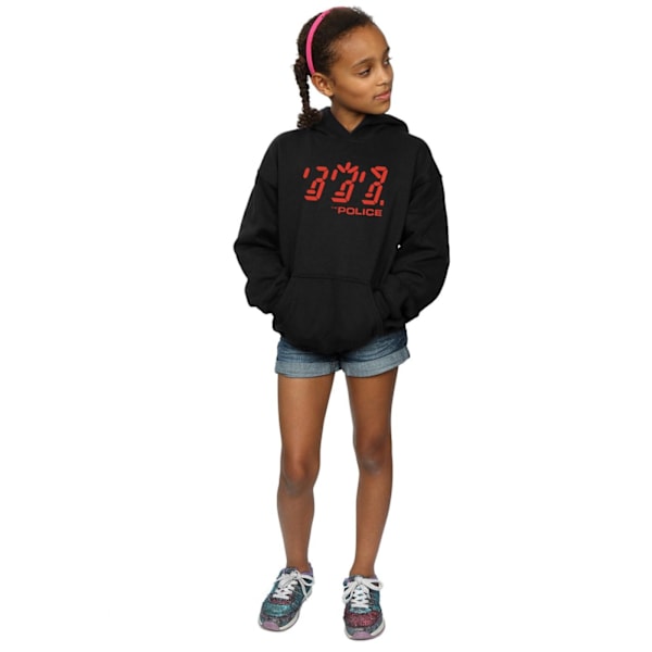 The Police Girls Ghost Icon Hoodie 7-8 år Svart Black 7-8 Years
