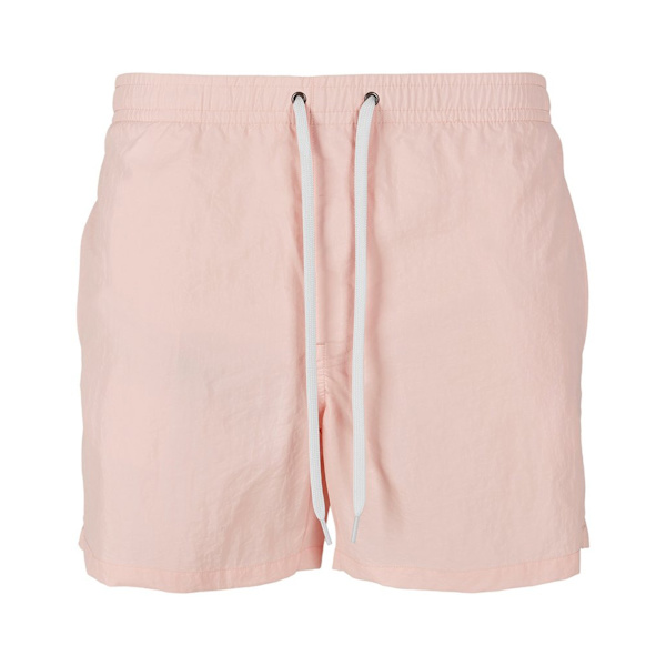 Bygg ditt varumärke badshorts för män S rosa Pink S