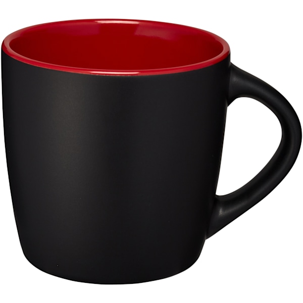 Bullet Riviera Keramisk Mugg 8,4 x 8,8 cm Solid Svart/Röd Solid Black/Red 8.4 x 8.8 cm