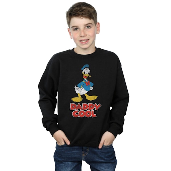 Disney Boys Donald Duck Daddy Cool Sweatshirt 5-6 år Svart Black 5-6 Years