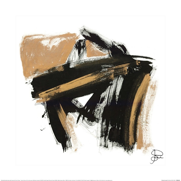 Joanna Srokol Between Layers Print 40cm x 40cm Brun/Svart Brown/Black 40cm x 40cm