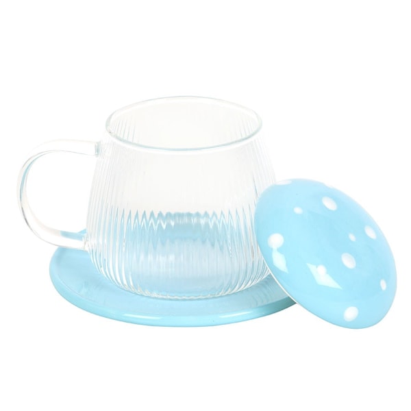 Something Different Svamp Glasmugg & Fat En Storlek Klar/ Clear/Blue One Size