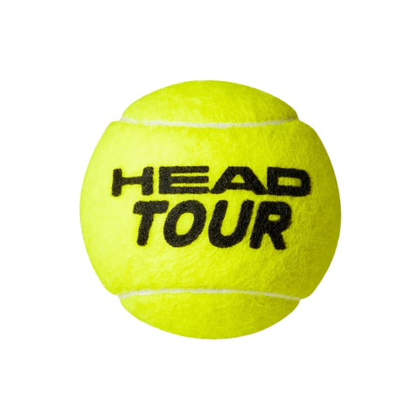 Head Tour tennisbollar (paket med 4) One Size Gul Yellow One Size