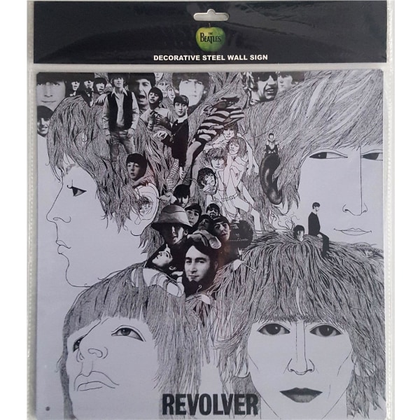 The Beatles Revolver Steel Sign One Size Vit/Svart White/Black One Size