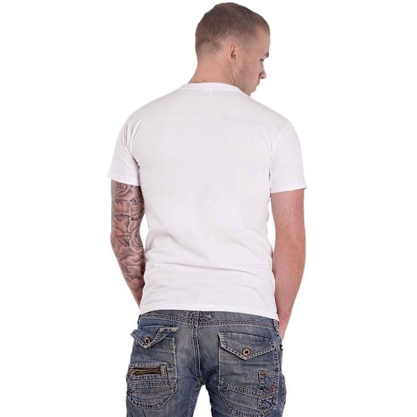 Gorillaz Unisex Vuxen Logo Bomull T-shirt M Vit White M
