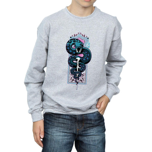 Harry Potter Boys Neon Nagini Sweatshirt 7-8 år Sports Grey Sports Grey 7-8 Years