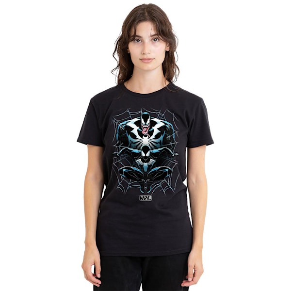 Spider-Man 2 Unisex Vuxen Gamerverse Shadow Venom T-Shirt L Bla Black L