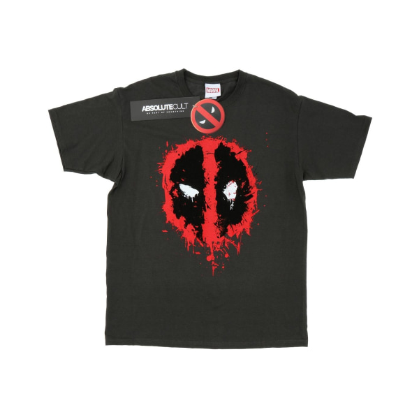 Deadpool Mens Splat Face bomull T-shirt XL ljus grafit Light Graphite XL