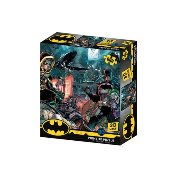 DC Comics Batman och Robin 3D-pussel One Size Flerfärgad Multicoloured One Size