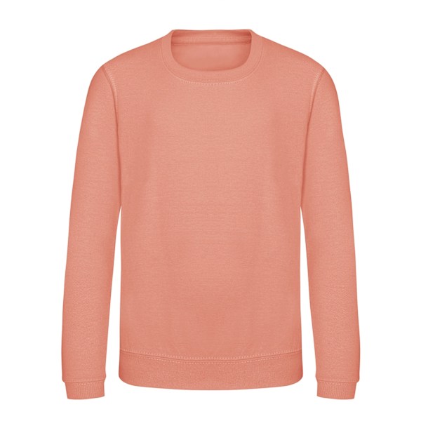 AWDis Just Hoods Barn/Kids Enfärgad Sweatshirt med Rund Hals 12-1 Dusty Pink 12-13 Years