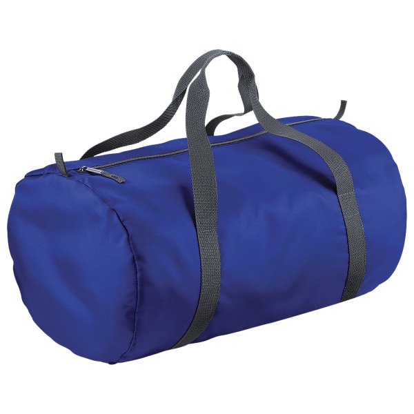 BagBase Packaway Barrel Bag / Duffle Water Resistant Travel Bag Bright Royal One Size