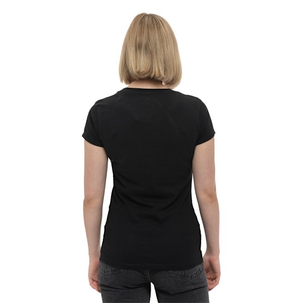 AC/DC Dam/Kvinna T-shirt med utsmyckad logotyp XL Svart Black XL