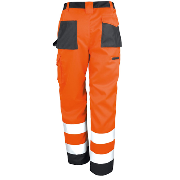 Result Core Unisex Vuxen Hi-Vis Säkerhets Cargo Byxor M R Orange Orange M R