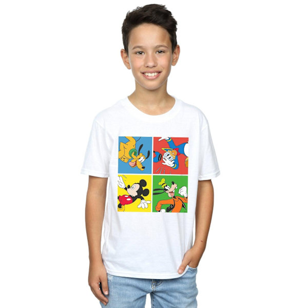 Disney Boys Mickey Mouse Friends T-shirt 12-13 år Vit White 12-13 Years