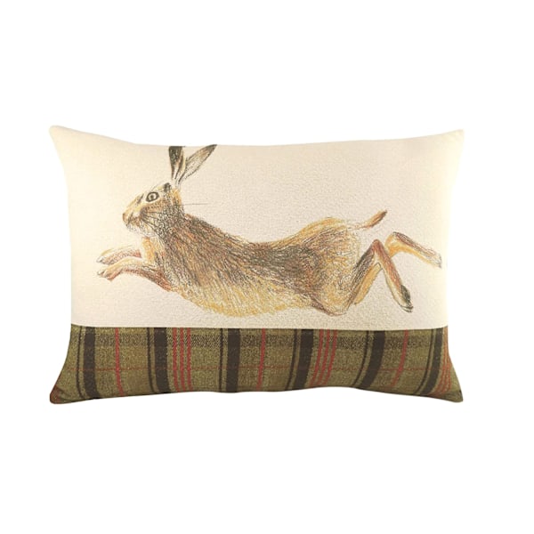 Evans Lichfield Hunter Kuddfodral med Hoppande Hare, One Size Grön Green/Brown/Red One Size