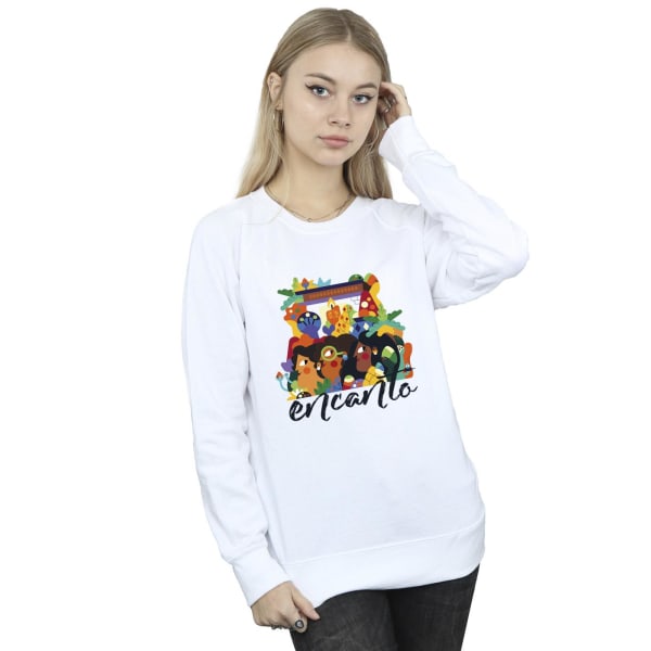 Disney Dam/Dam Encanto Sisters Sweatshirt L Vit White L