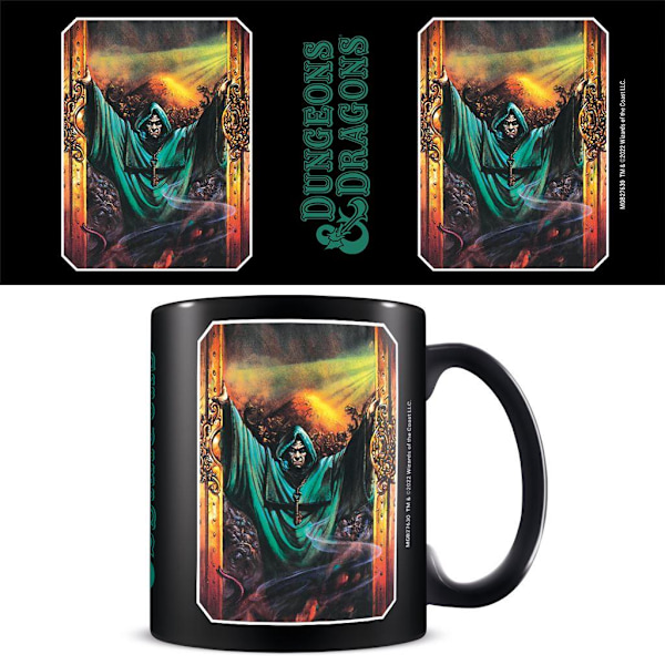Dungeons & Dragons Öppen Dörr Mugg En Storlek Svart/Grön Black/Green One Size