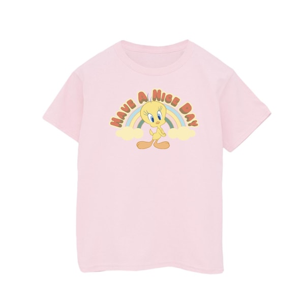 Looney Tunes Girls Have A Nice Day Bomull T-shirt 5-6 år Bab Baby Pink 5-6 Years