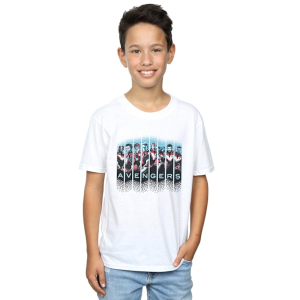 Marvel Boys Avengers Endgame Team Tech Assemble T-shirt 7-8 år White 7-8 Years