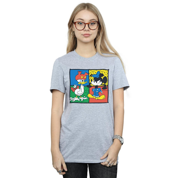 Disney Dam/Kvinnor Musse Pigg Kalle Anka Kläder Byta Bomull Pojkvän T-Shirt XL Sports Grey Sports Grey XL