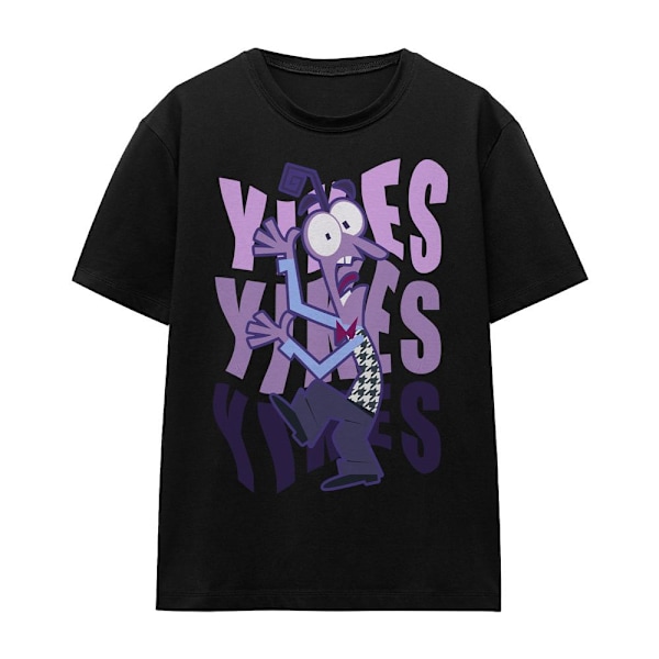 Insidan Ut 2 Unisex Vuxen Rädsla T-Shirt M Svart Black M
