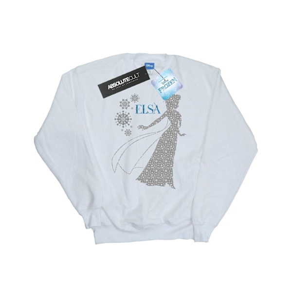 Disney Herr Frozen Elsa Jul Silhouette Sweatshirt XL Vit White XL