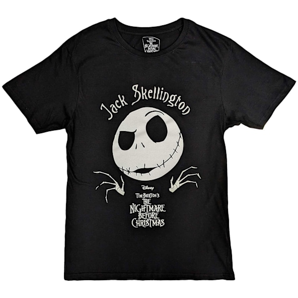 Nightmare Before Christmas Unisex Vuxen Jack Skellington Huvud C Black XL