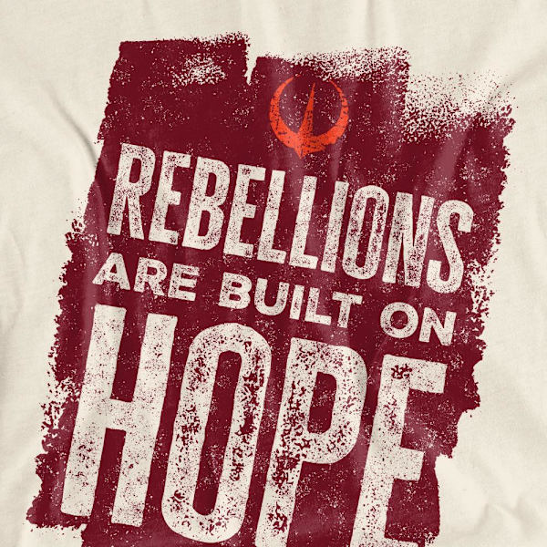 Star Wars: Andor Unisex Vuxen Rebellions Are Built On Hope T-Sh Natural S